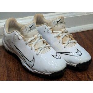 Nike Hyperdiamond Youth Girls Softball Cleats Size 5Y FZ0919-100 - White